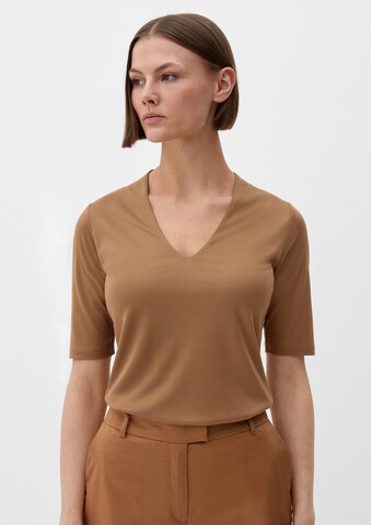 s.Oliver BLACK LABEL Shirt in Brown: front