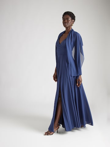 mascara - Vestido en azul