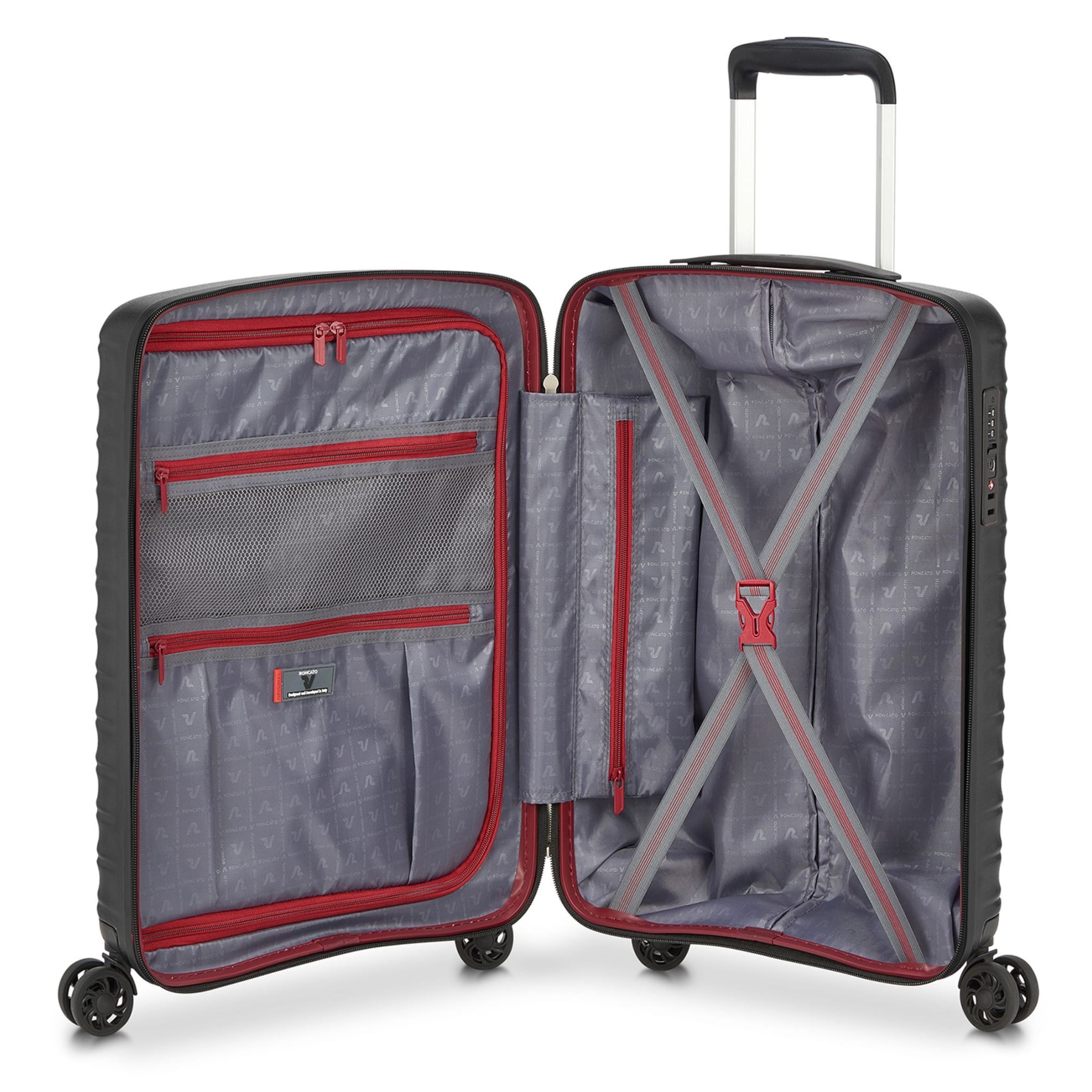 Roncato Trolley 'Wave' in Schwarz