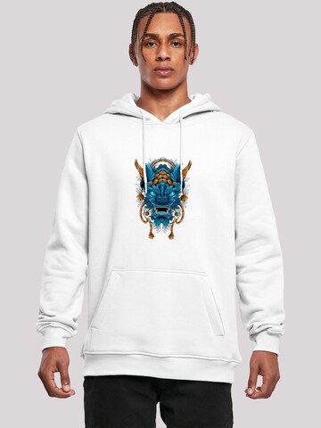 F4NT4STIC Sweatshirt 'Dragon' in Wit: voorkant