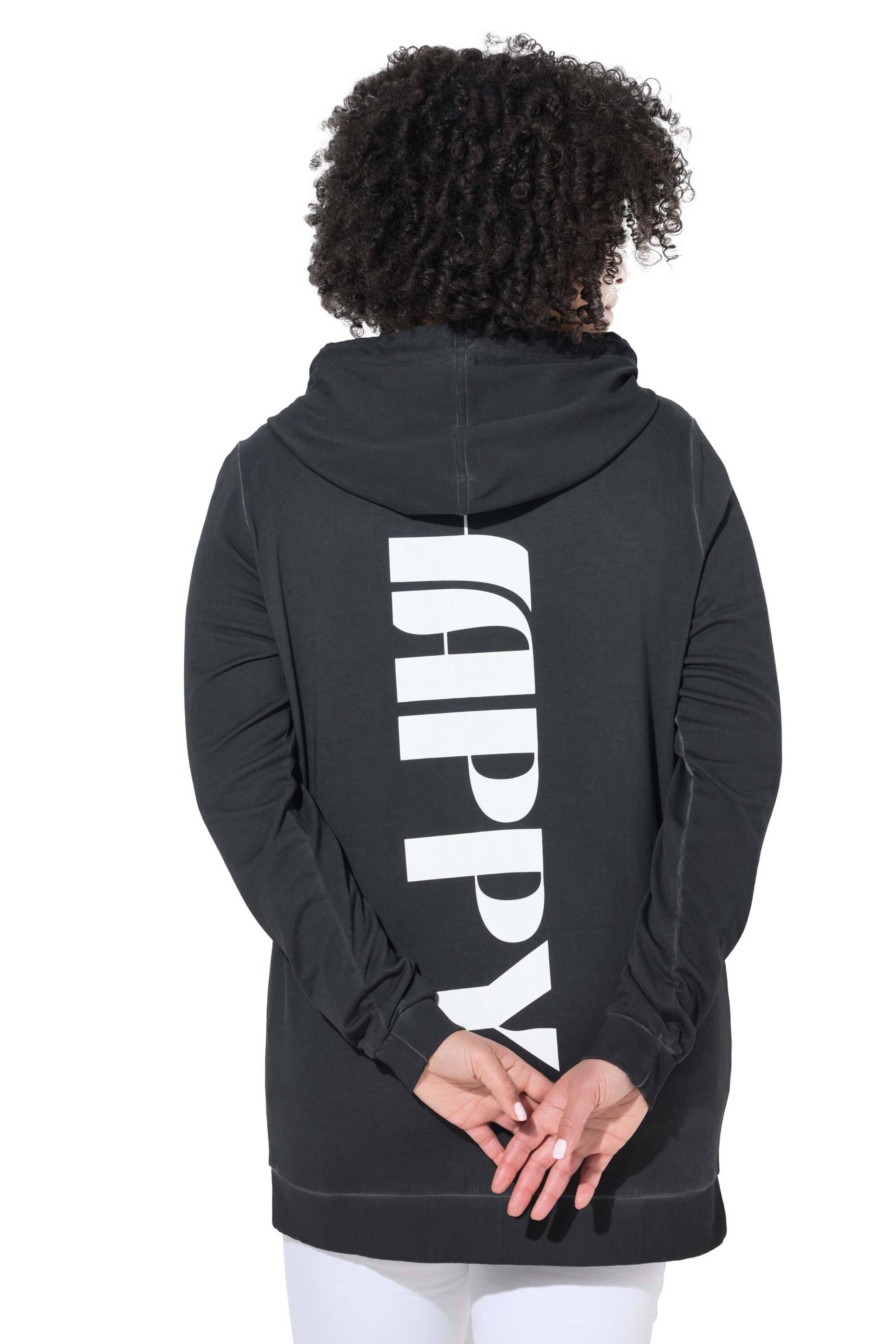 Angel of Style Sweat jacket in Black