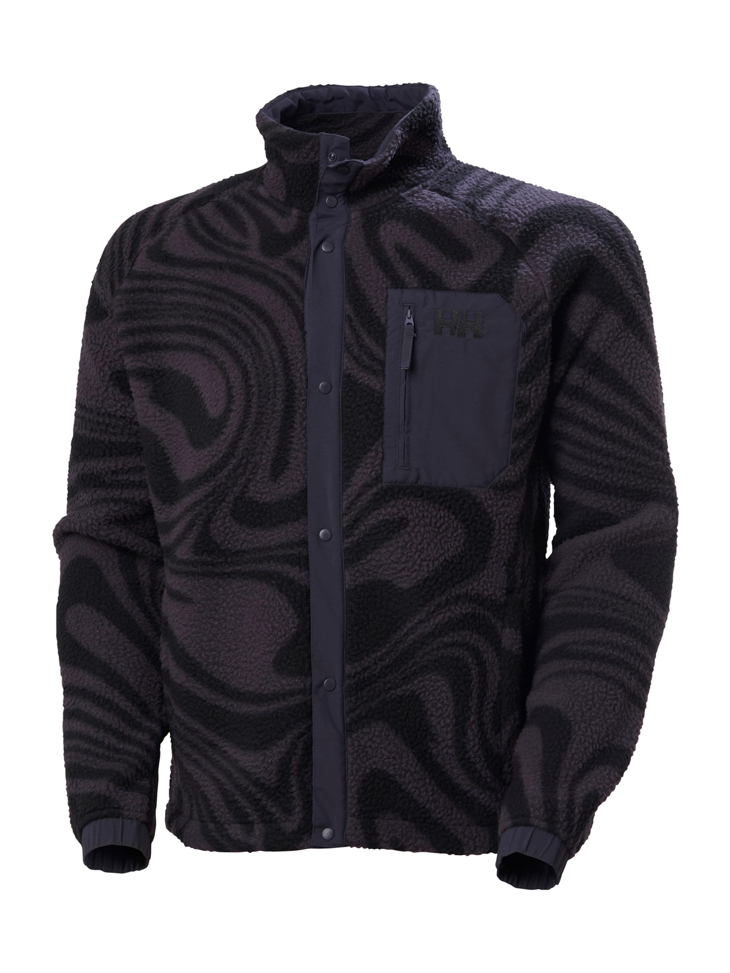 juoda HELLY HANSEN Flisinis džemperis 'PANORAMA': priekis