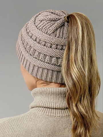 Neverless Beanie '36928' in Beige