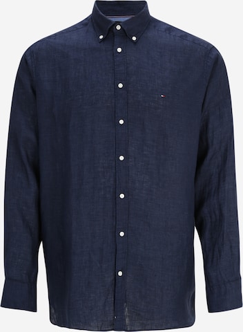 Chemise TOMMY HILFIGER en bleu : devant