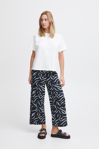 ICHI Loose fit Pants 'KATE' in Blue