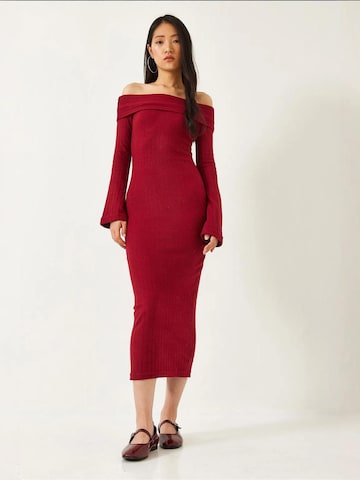 Bianco Lucci Jurk in Rood