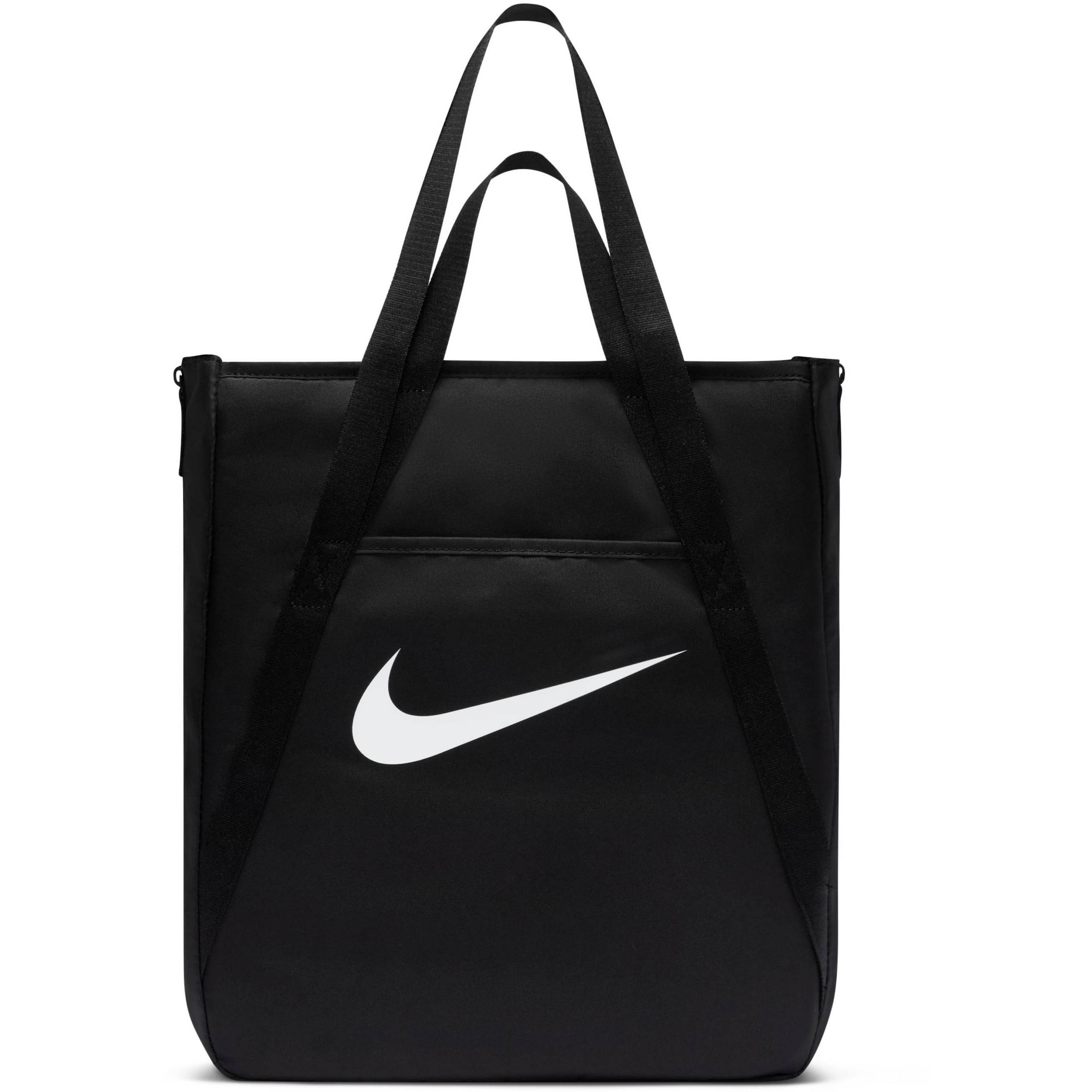 NIKE Sports Bag in Black: front