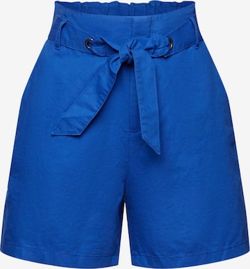 ESPRIT Loose fit Pants in Blue: front