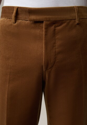 STRELLSON Slimfit Hose ' Melwin ' in Braun