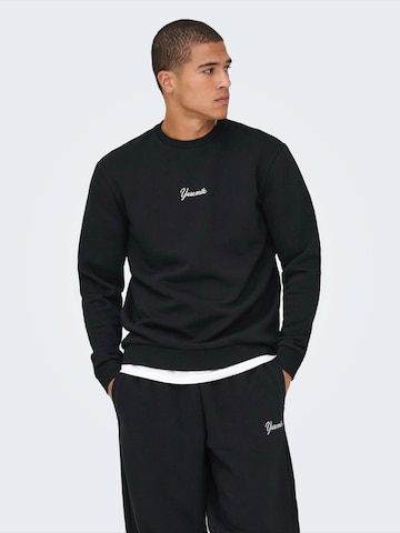 Only & Sons Mikina 'ONSCERES SKI' – černá