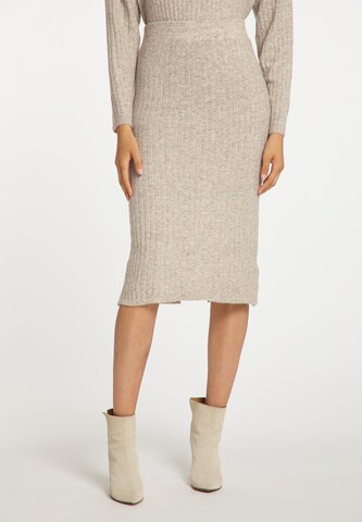 usha WHITE LABEL Rok in Beige: voorkant