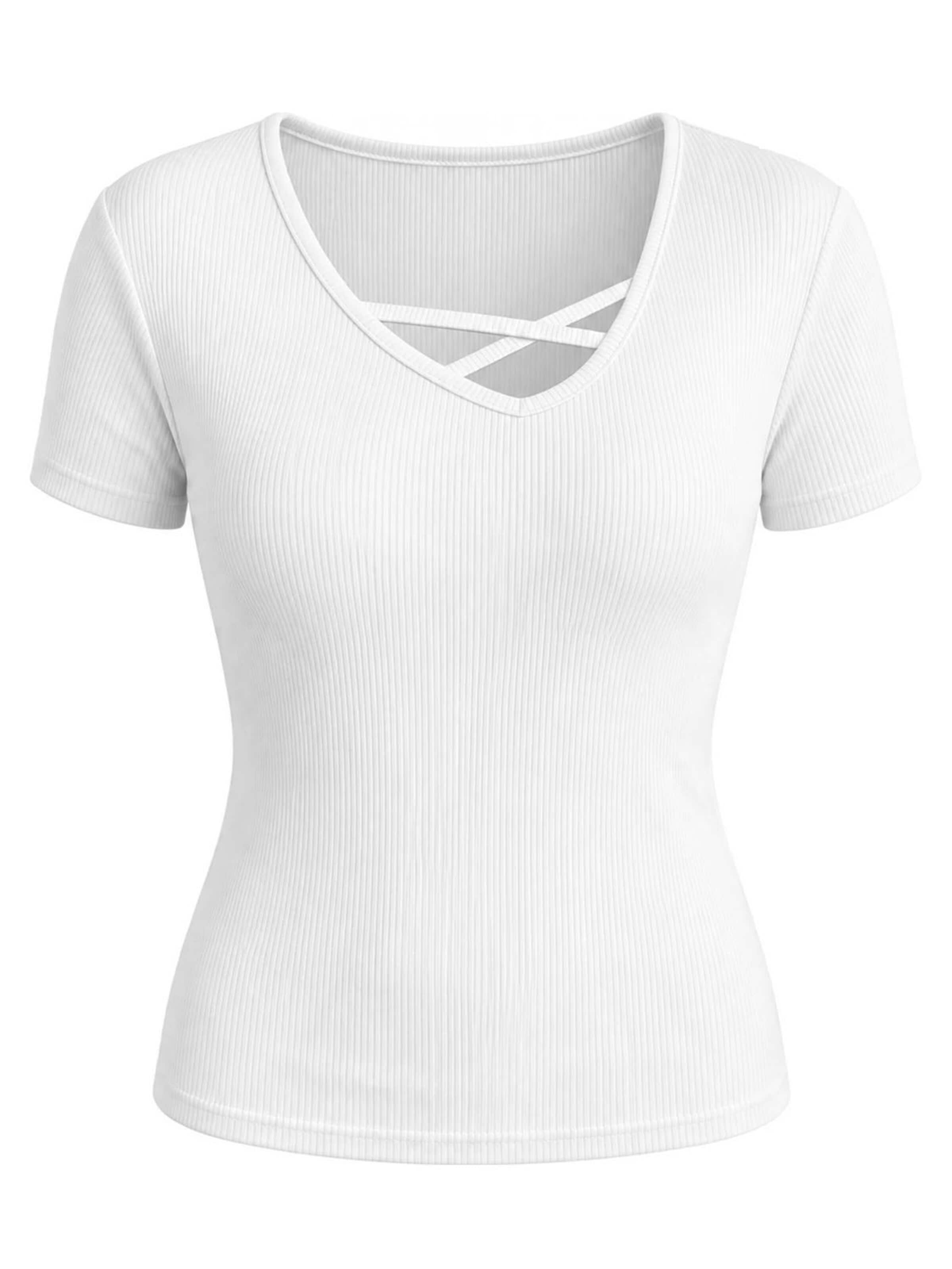 AOTTORI Shirt‌‌‌‌‌‌‌‌‌ in Weiß: Vorderseite