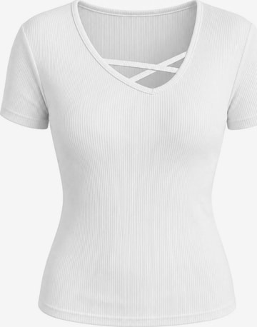AOTTORI Shirt in Weiß: Vorderseite