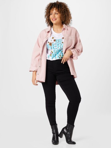 River Island Plus - Camisa em bege