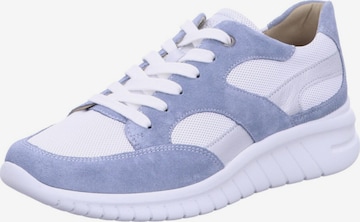 Hartjes Sneaker low 'Schnürschuh Damen 162.2402314302 Echtleder in blau' in Blau: Vorderseite