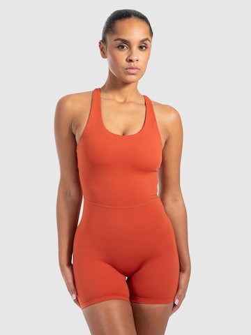 Smilodox Jumpsuit ' Aleyna ' in Oranje: voorkant