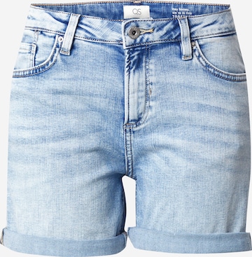 QS - Slimfit Vaquero 'Abby' en azul: frente