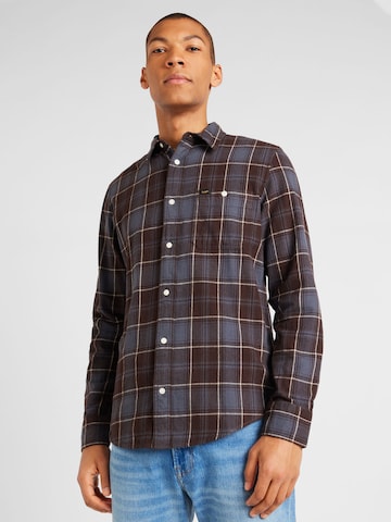 Lee Regular fit Overhemd 'LEESURE' in Blauw: voorkant