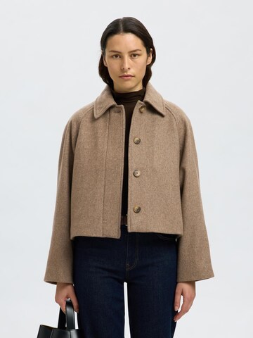 SELECTED Jacke in Beige: Vorderseite