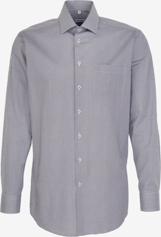 Coupe regular Chemise business SEIDENSTICKER en bleu : devant