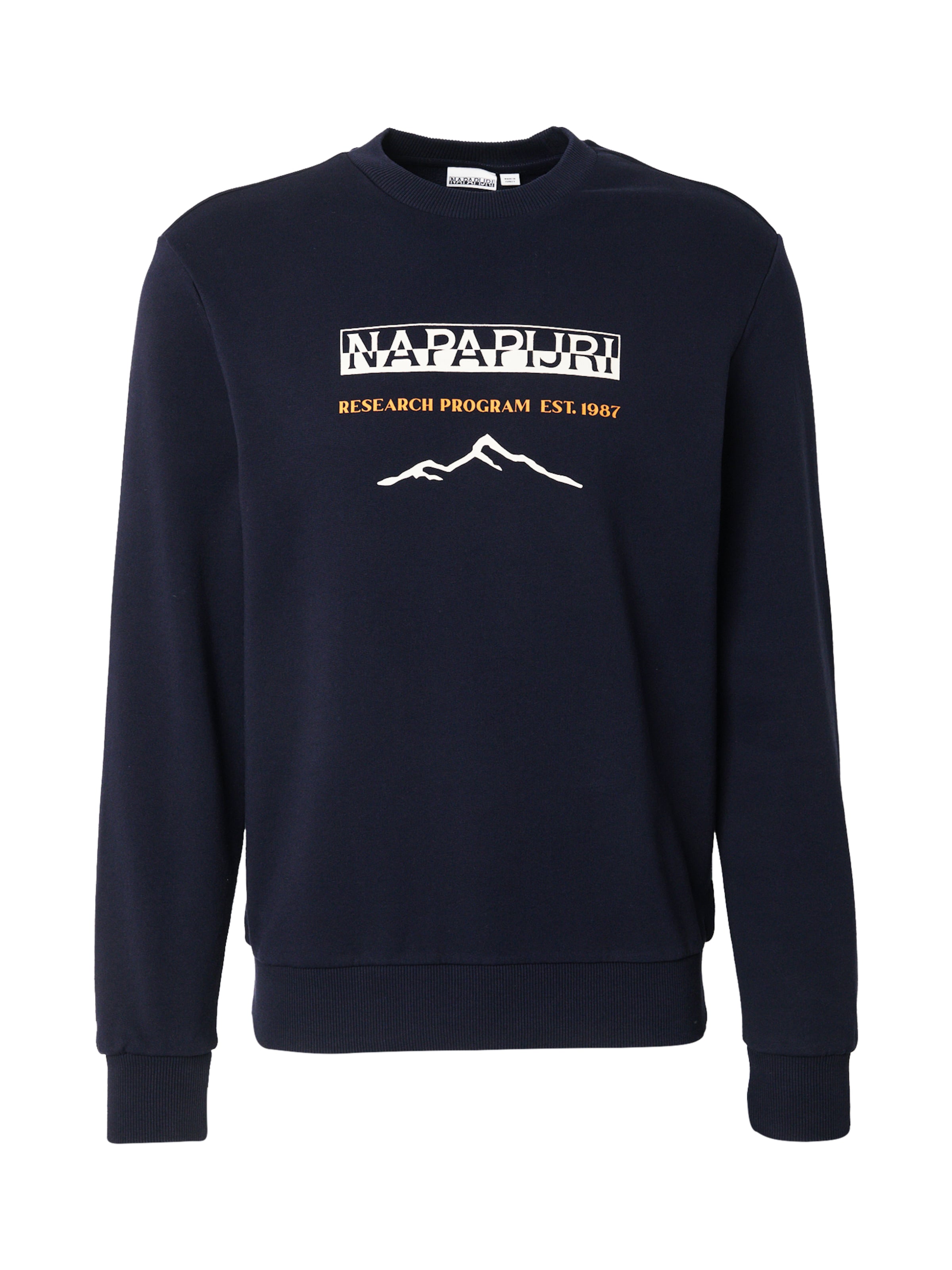 NAPAPIJRI Collegepaita 'BANEM' värissä sininen: etupuoli