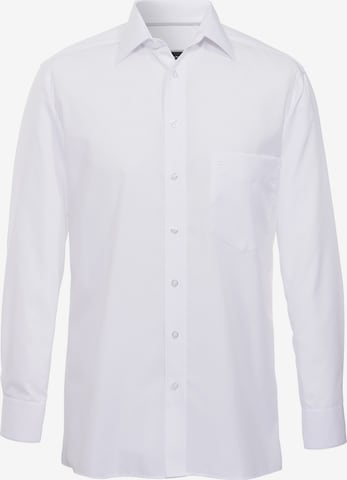 Hatico Regular fit Button Up Shirt in White: front