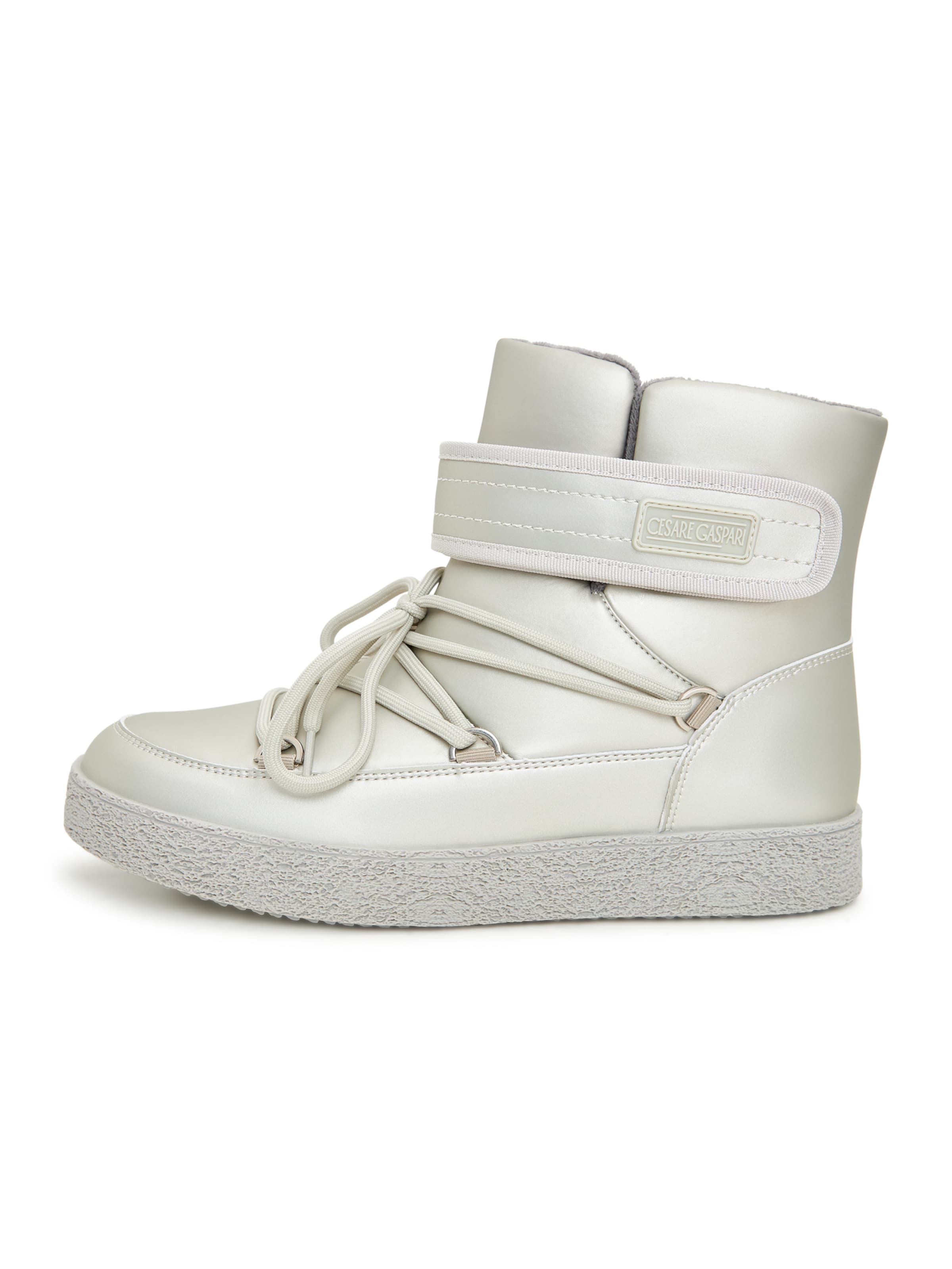CESARE GASPARI Snow boots in White: front