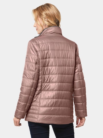 Goldner Winterjacke in Lila