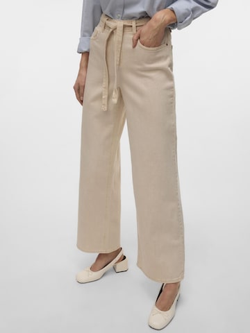 VERO MODA regular Jeans 'VMKarlie' i beige