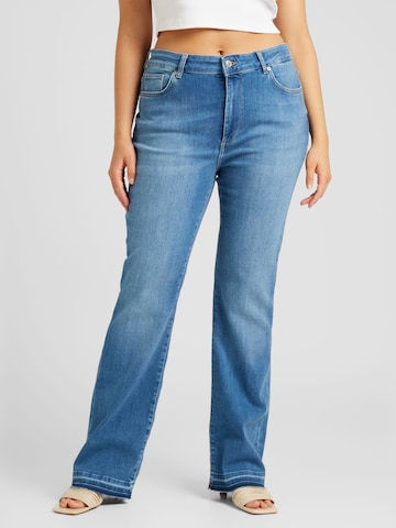 ONLY Carmakoma Flared Jeans in Blue: front