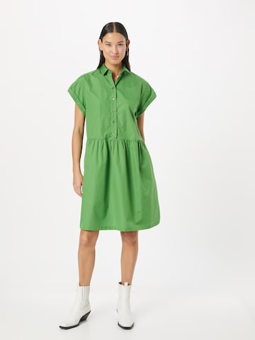 0039 Italy Blousejurk 'Leonie' in Groen: voorkant