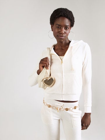 Juicy Couture Sweatjacke 'ROBERTSON' in Beige: Vorderseite