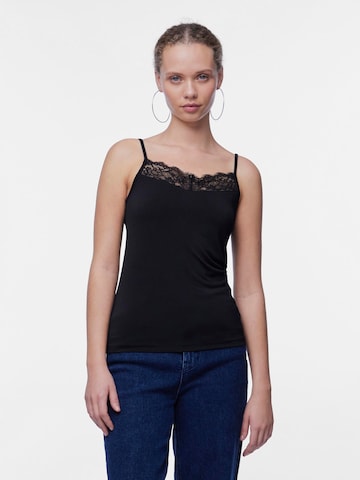 PIECES Top 'SURI' in Black: front