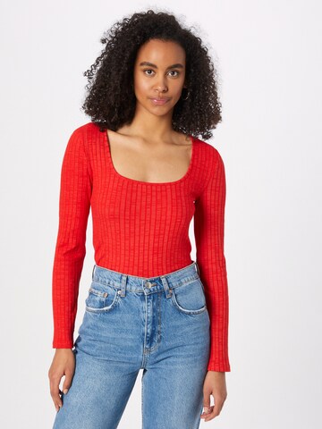 VILA Shirt 'KARA' in Red: front