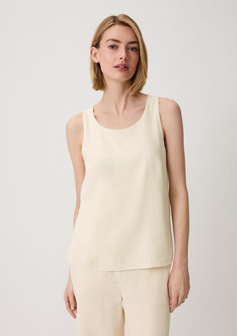 COMMA Blouse in Beige: voorkant