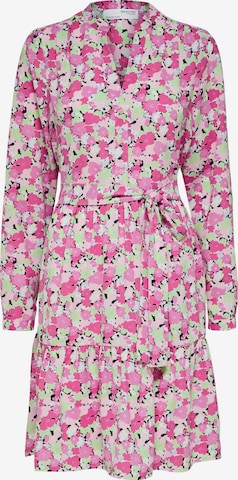 Robe-chemise SELECTED FEMME en mélange de couleurs : devant