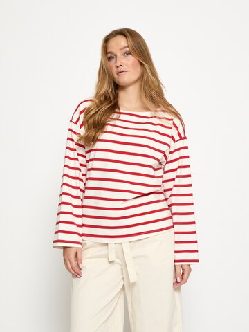 Top 'Nayala' di Peppercorn in arancione: frontale