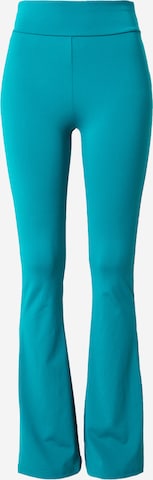 Urban Classics Flared Leggings in Green: front