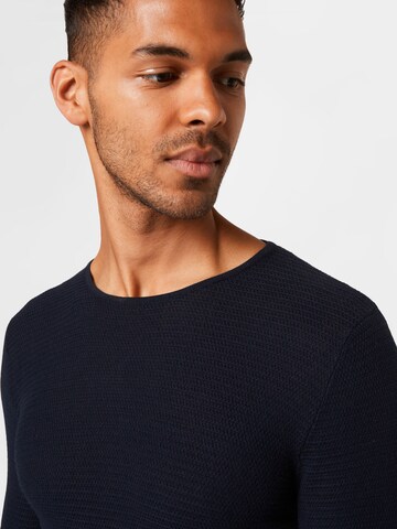 JACK & JONES Regular fit Sweater 'THEO' in Blue