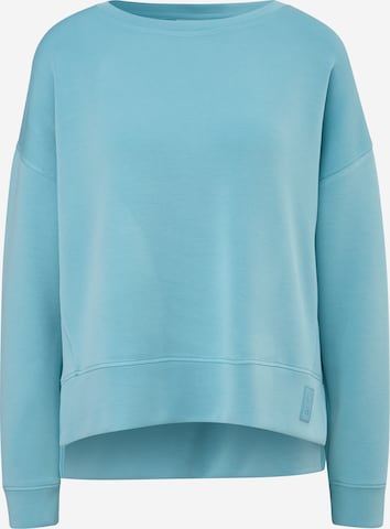 Sweat-shirt comma casual identity en bleu : devant