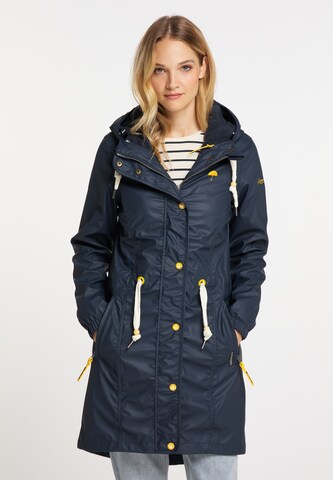 Schmuddelwedda Raincoat in Blue: front