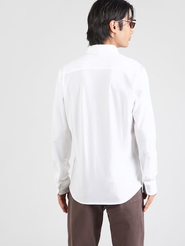 Hackett London Regular fit Риза в бяло: отзад