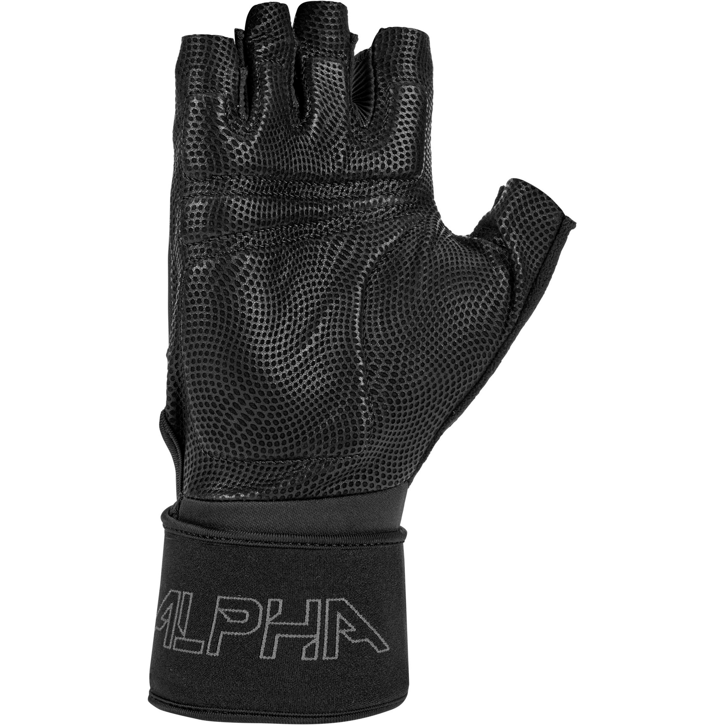 NIKE Athletic Gloves 'Alpha Elite' in Black