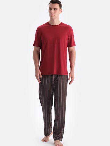 Pyjama long Dagi en rouge