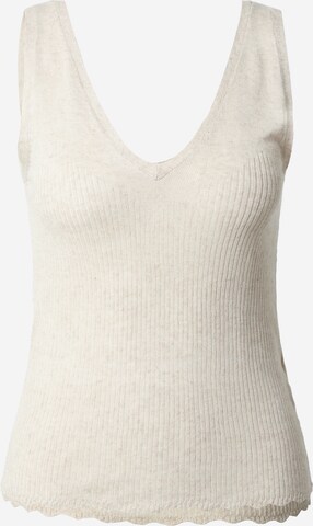 Tops en tricot 'ANGIE' OBJECT en beige : devant