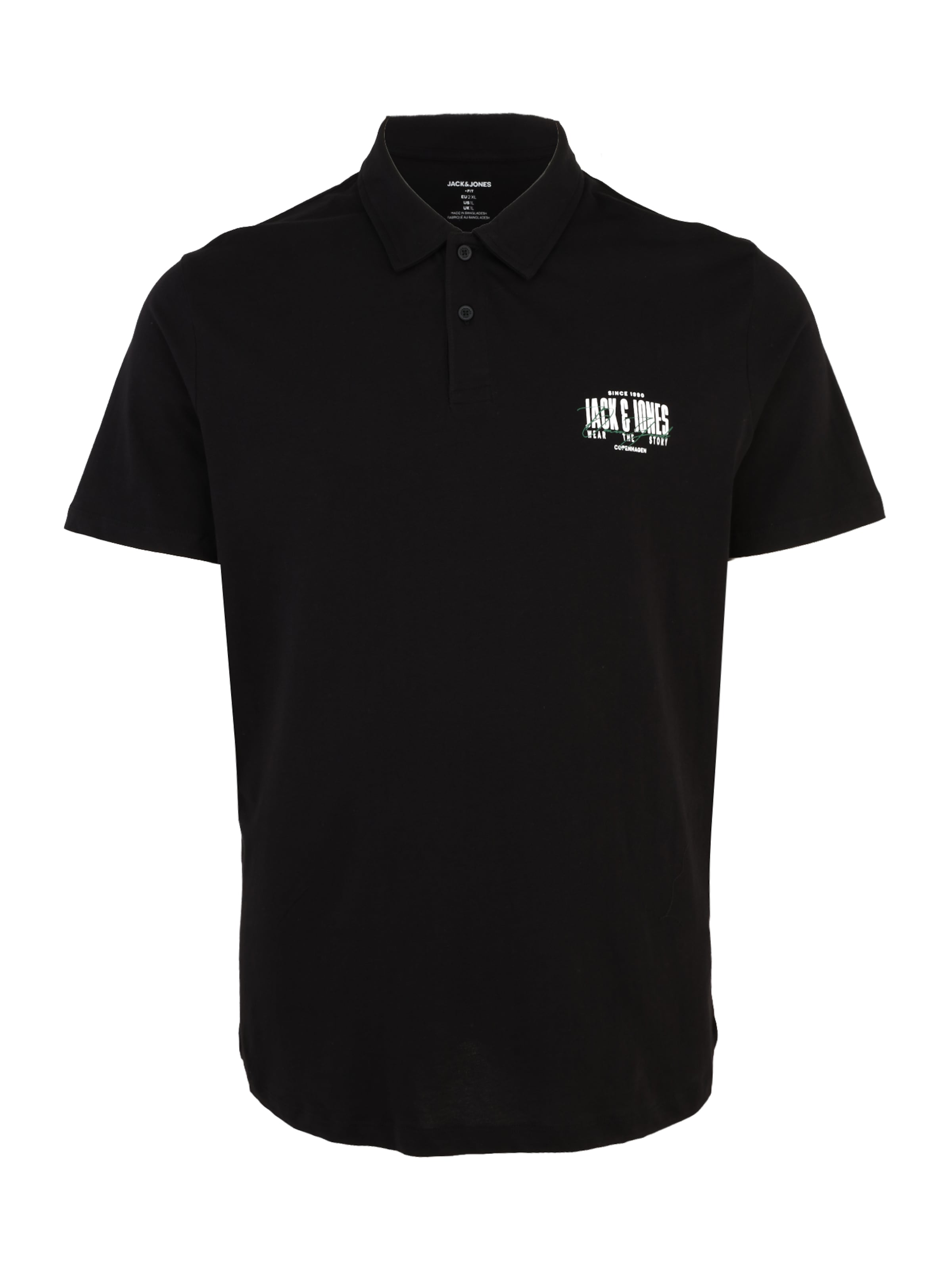 Jack & Jones Plus Bluser & t-shirts 'JJAERO' i sort: forside