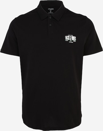 Jack & Jones Plus Футболка 'JJAERO' в Черный: спереди