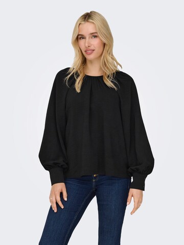 ONLY Bluza 'ONLDINA METTE' | črna barva: sprednja stran