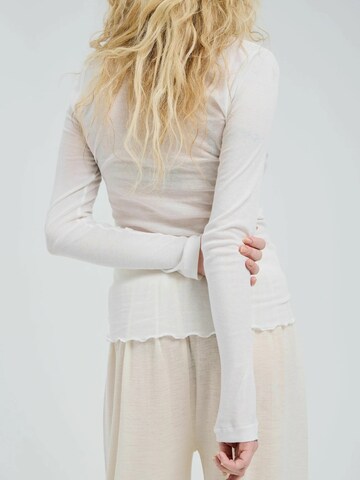 Seamless Basic Shirt 'Granddad' in Wit