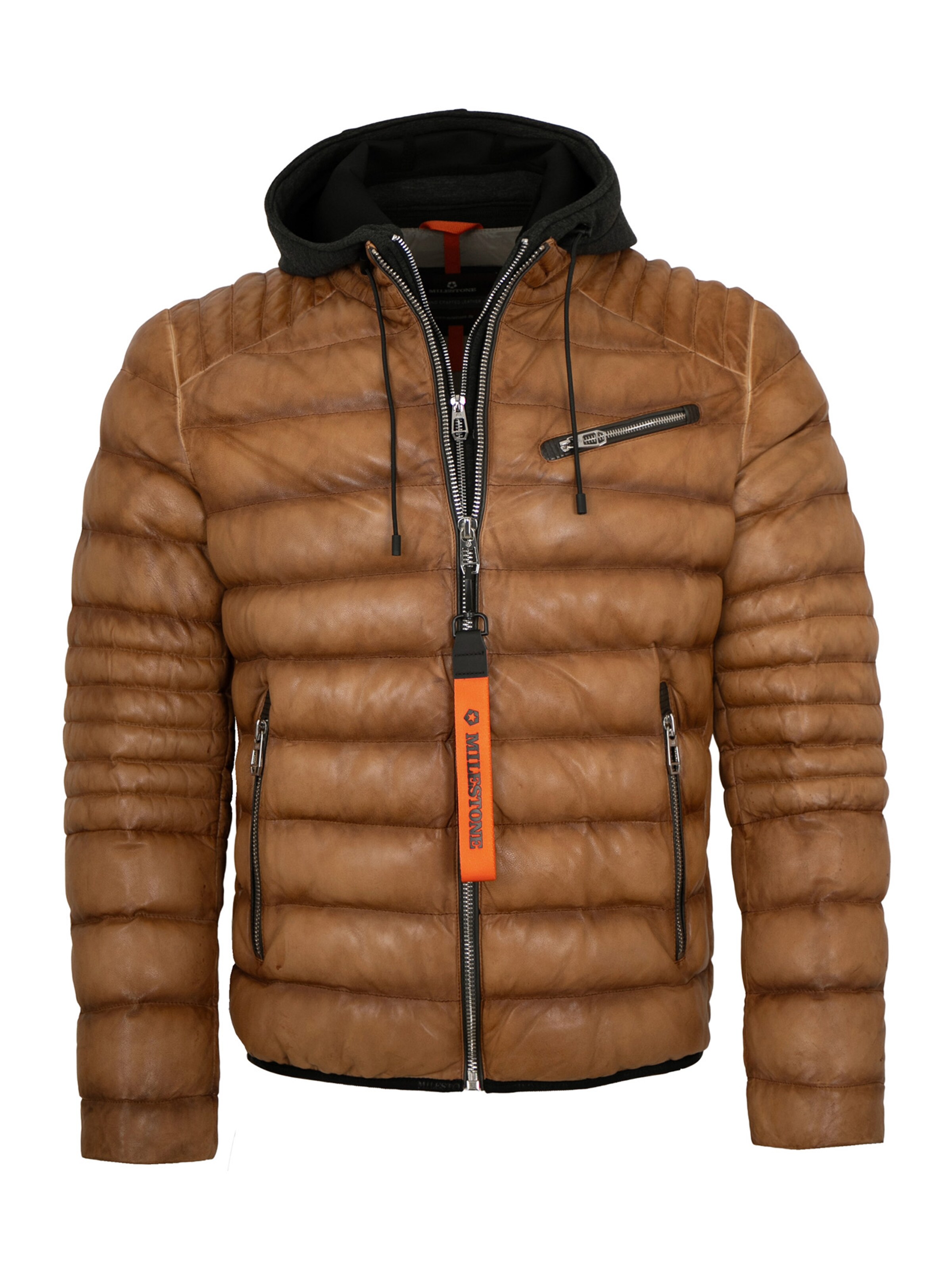 MILESTONE Übergangsjacke 'MSApollo'‌‌‌ in Braun: Vorderseite